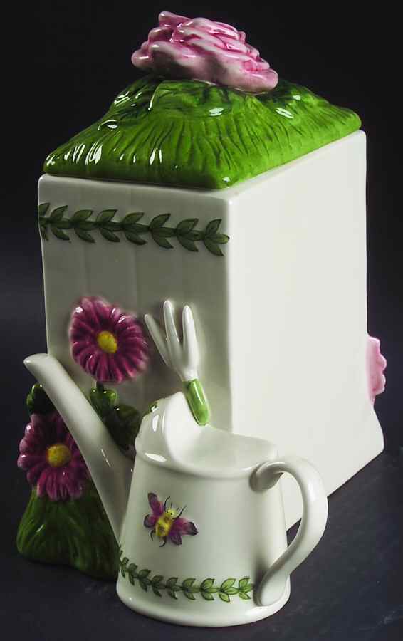 Botanic Garden Countertop Collection Figural Canister & Lid by Portmeirion-1