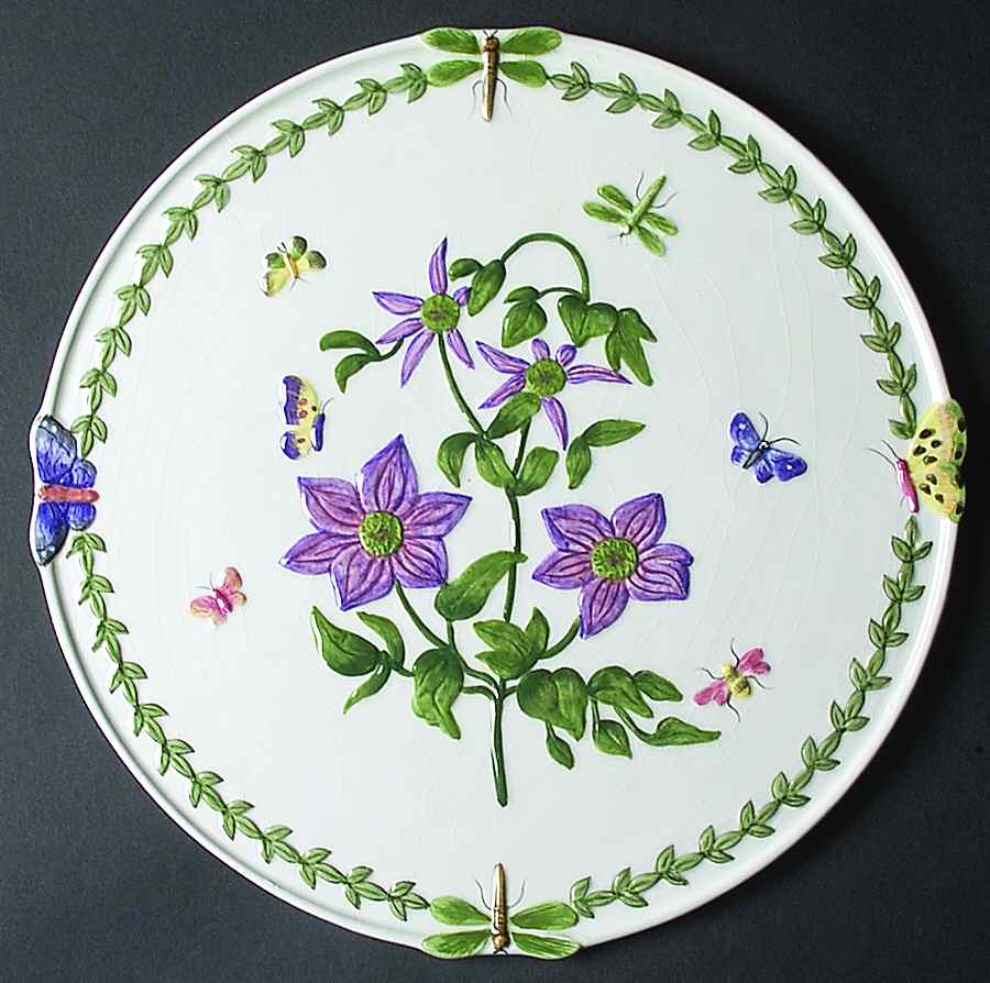 Botanic Garden Countertop Collection Embossed Cake Plate by Portmeirion-1