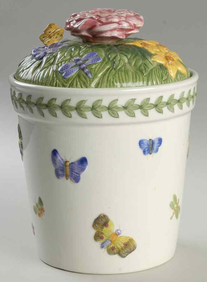Botanic Garden Countertop Collection Figural Cookie Jar & Lid by Portmeirion-1