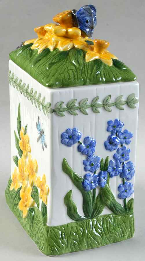 Botanic Garden Countertop Collection Figural Canister & Lid by Portmeirion-1
