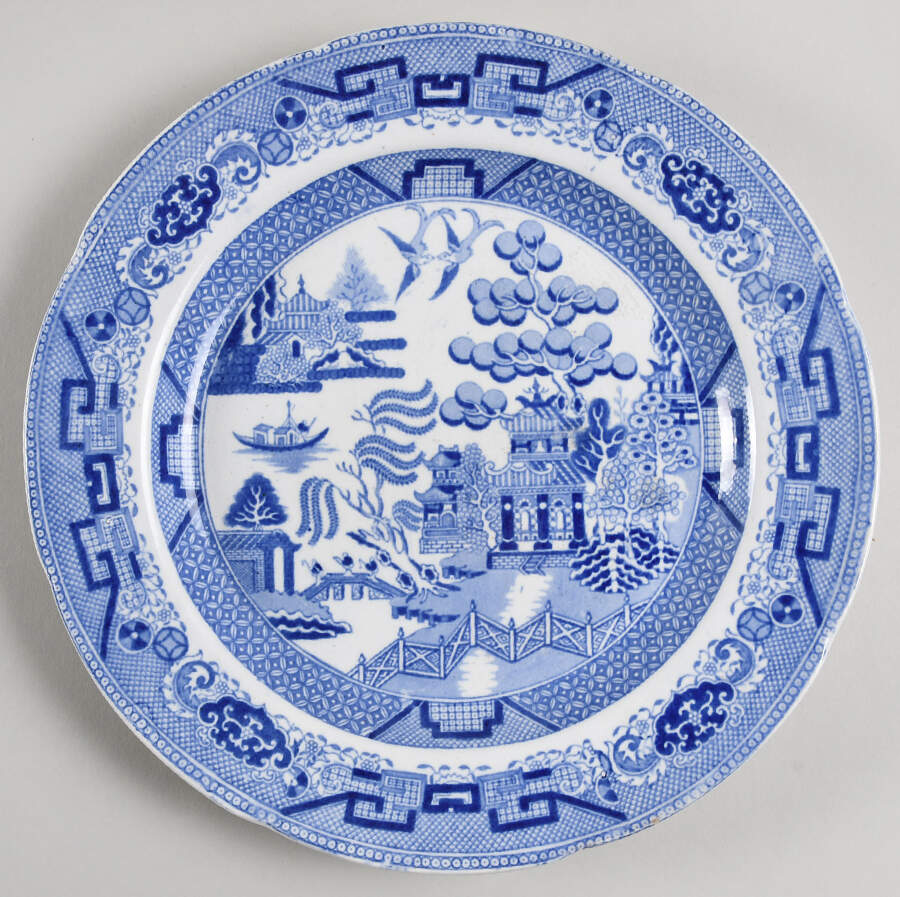 Willow Blue Dinner Plate by Podmore & Walker-1