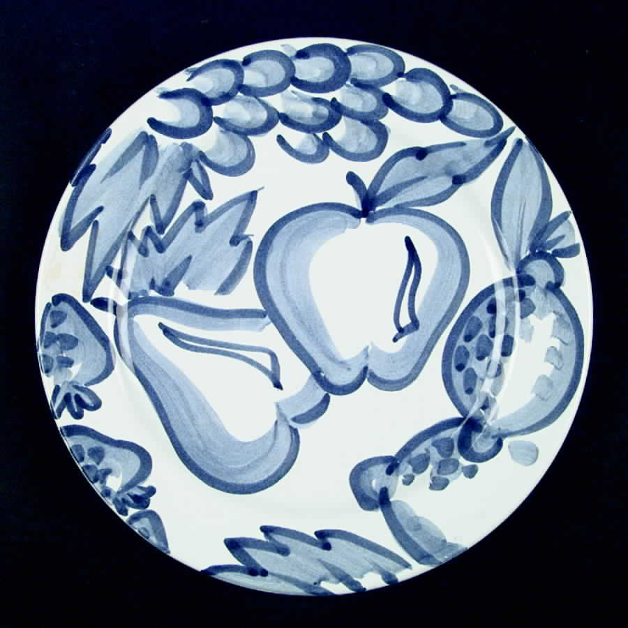 Blue Ambrosia Dinner Plate by Presenttense-1
