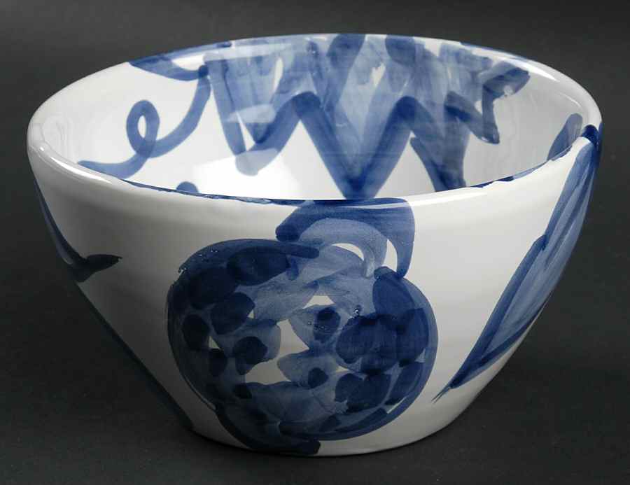 Blue Ambrosia Coupe Cereal Bowl by Presenttense-1