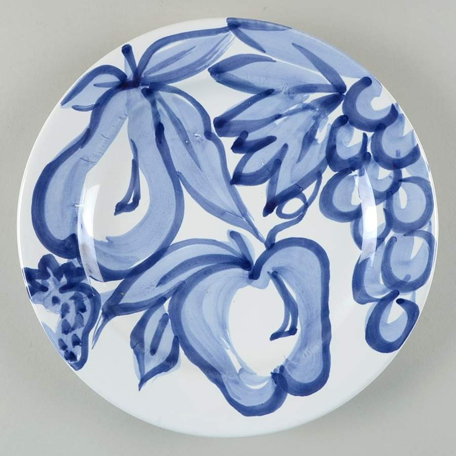 Blue Ambrosia Salad Plate by Presenttense-1