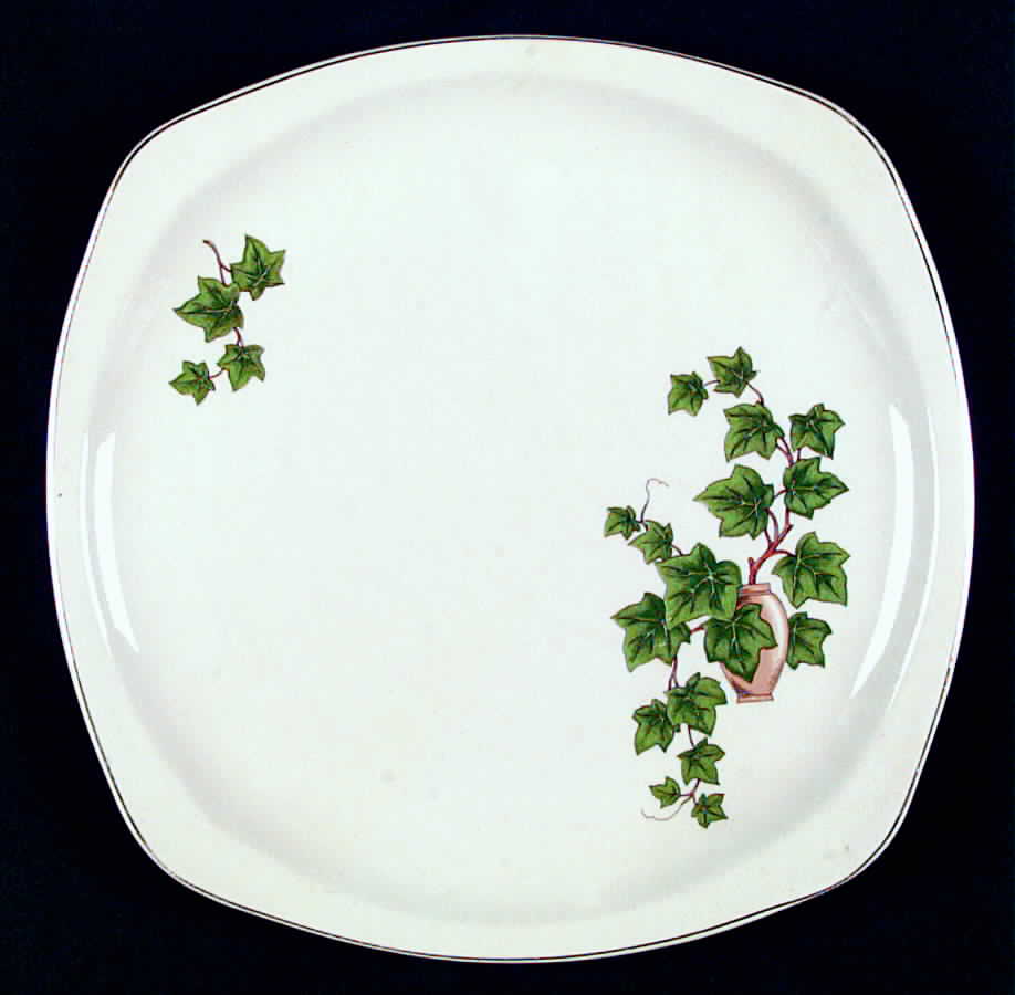 Ivy (Minion, Gold Trim) Dinner Plate by Paden City-1