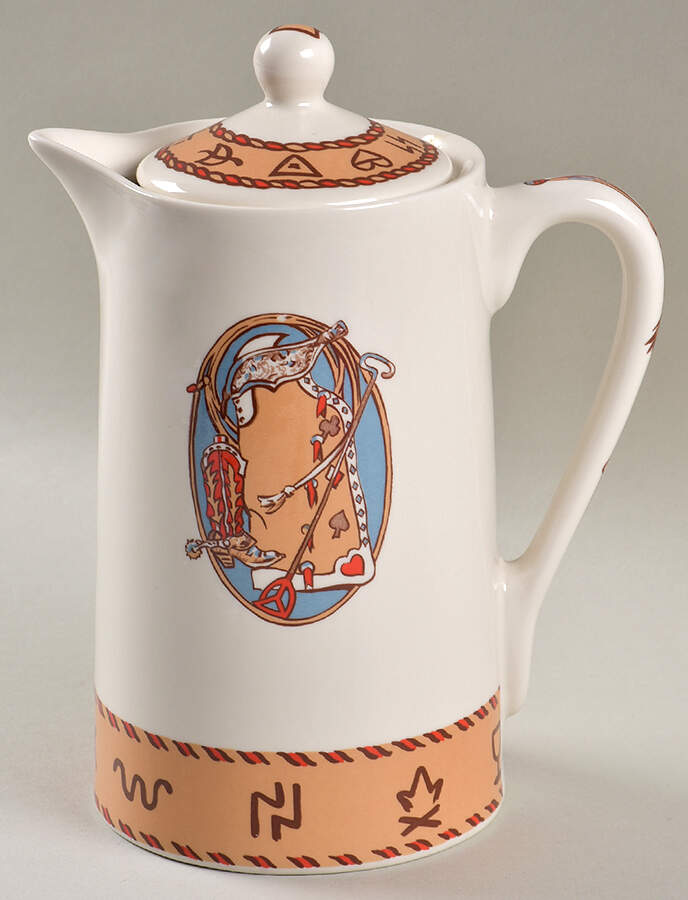 Cow Camp Coffee Pot & Lid by Pipestone-1