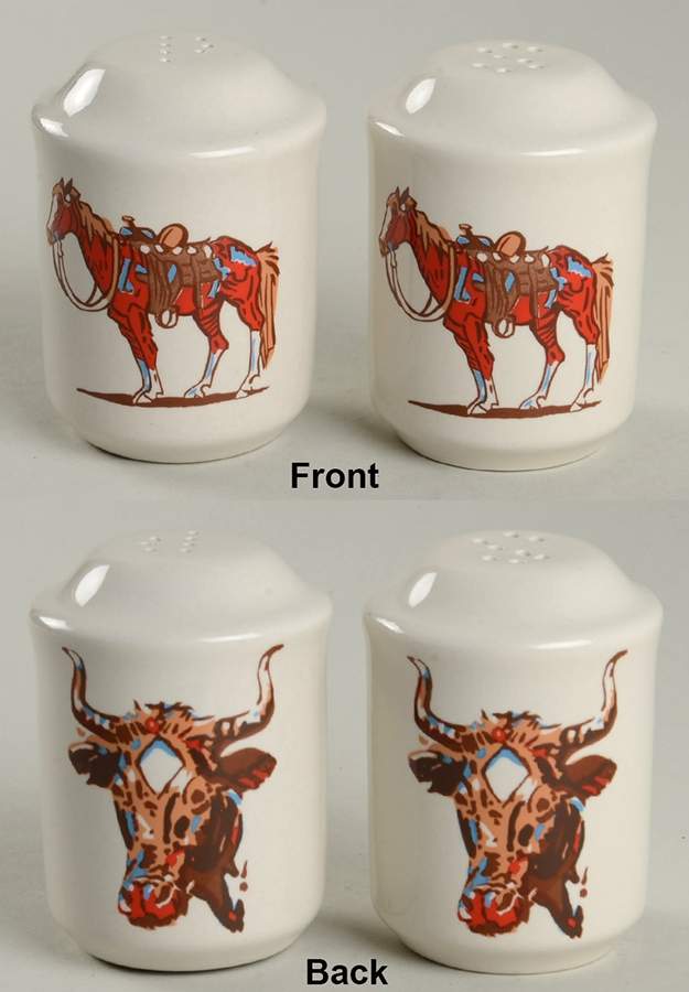 Cow Camp Salt & Pepper Set by Pipestone-1
