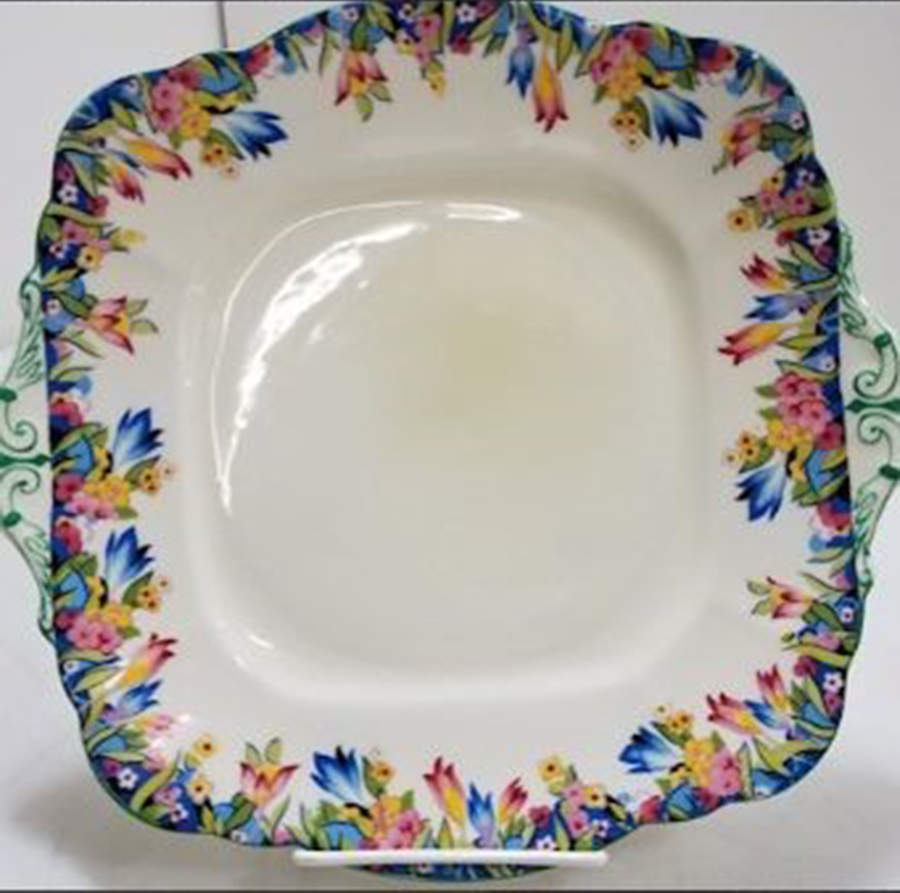 X1670 Square Handled Cake Plate by Paragon-1