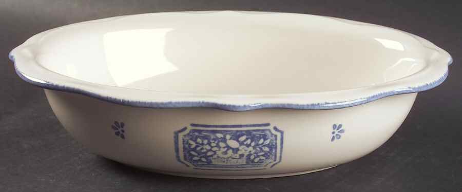 Maison Blue 11" Oval Vegetable Bowl by Pfaltzgraff-1