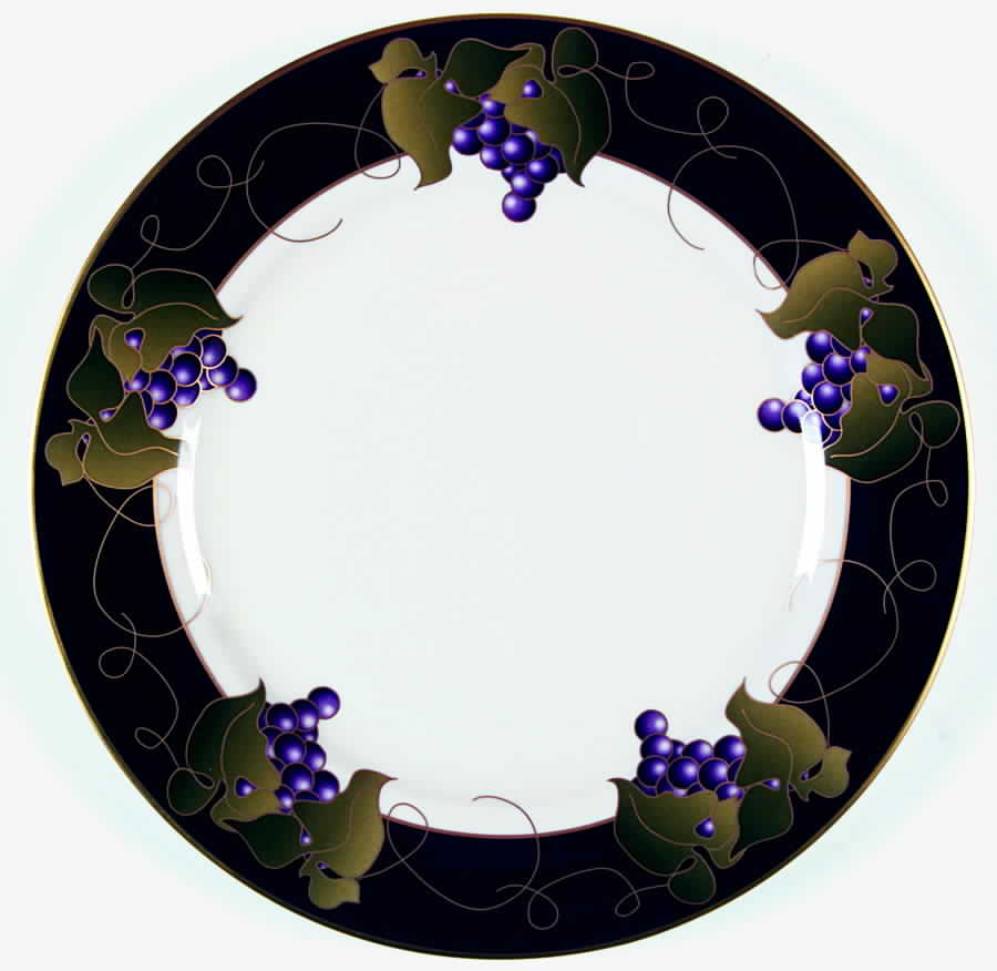 Harvest Grape Accent Salad Plate by Pickard-1