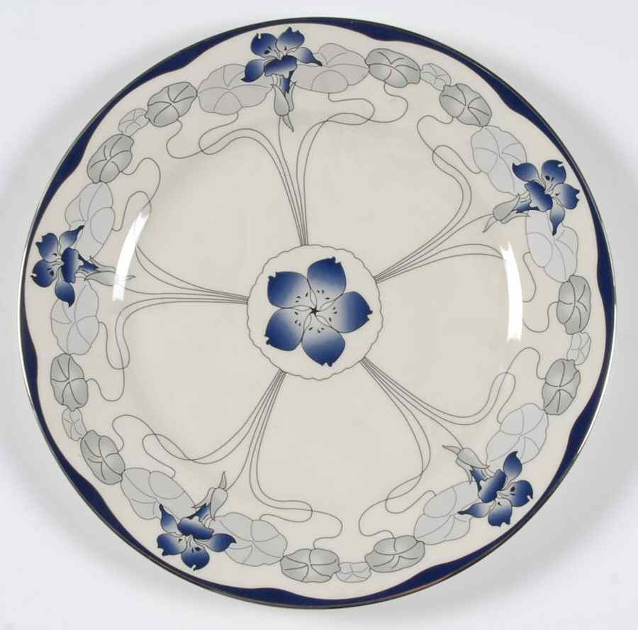 Water Lily Accent Salad Plate by Pickard-1