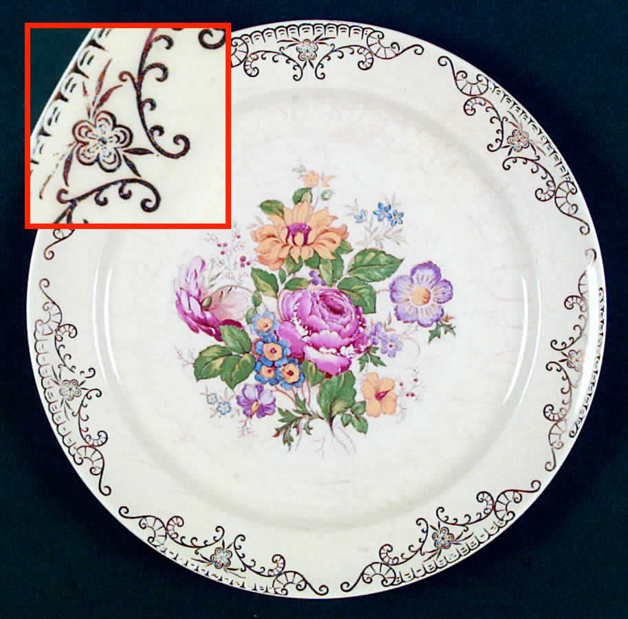 PCP138 Dinner Plate by Paden City-1