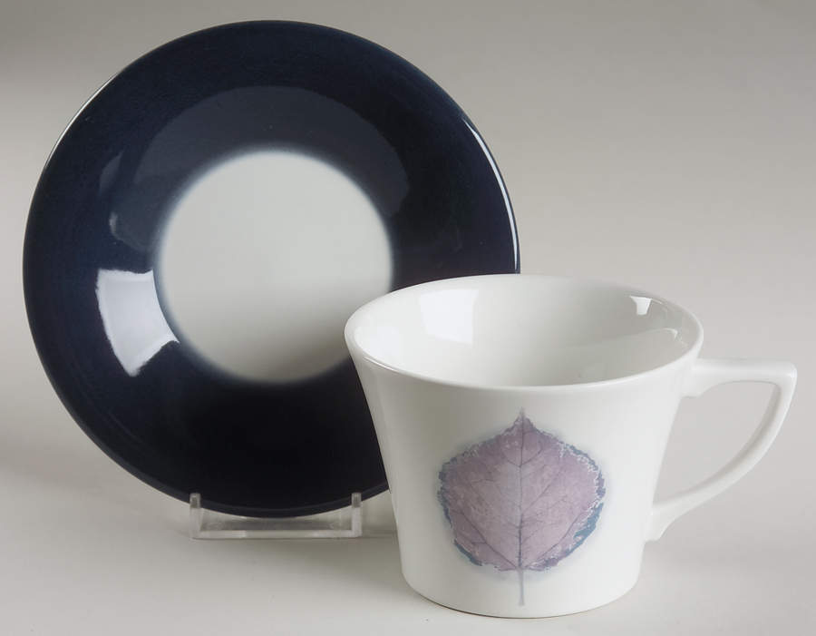 Dusk Flat Cup & Saucer Set by Portmeirion-1