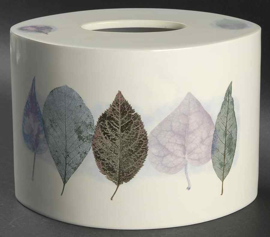 Dusk Oval Tissue Box Cover (Fits Square Box) by Portmeirion-1
