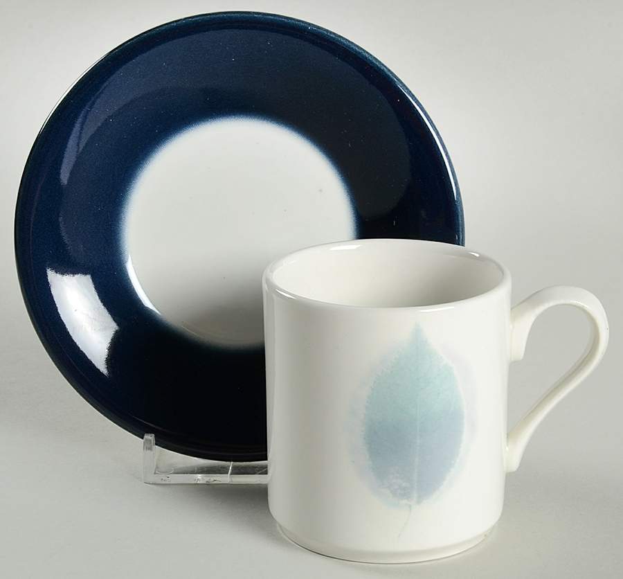 Dusk Flat Demitasse Cup & Saucer Set by Portmeirion-1