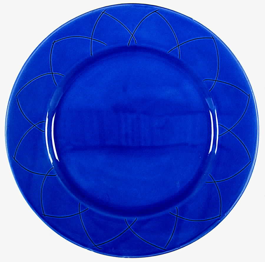 Etchings Indigo Dinner Plate by Presenttense-1