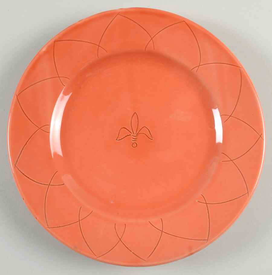 Etchings Terra Cotta Salad Plate by Presenttense-1