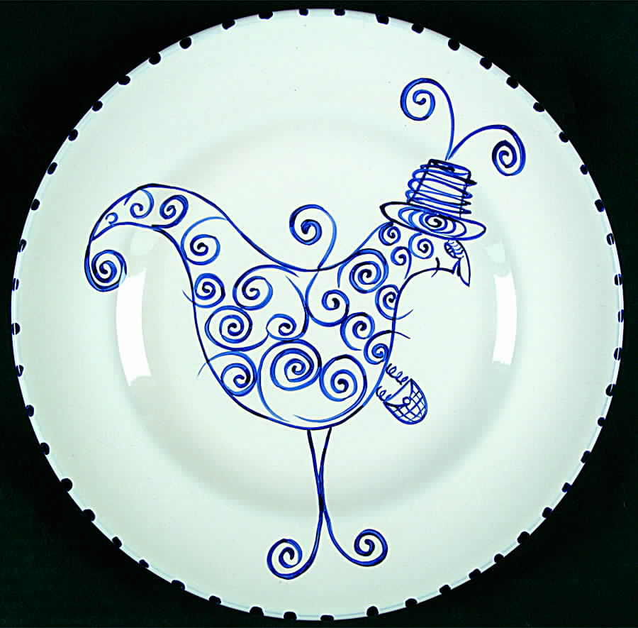 Four Sisters Dinner Plate by Presenttense-1