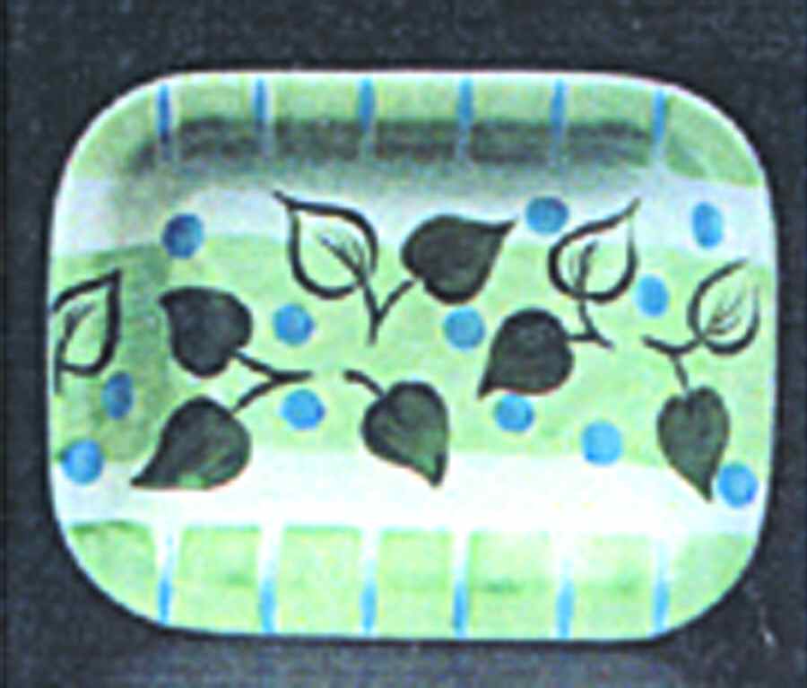 White Point Garden 11" Rectangular Vegetable Bowl by Presenttense-1