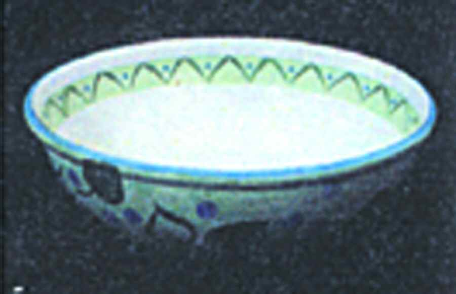 White Point Garden 10" Round Vegetable Bowl by Presenttense-1
