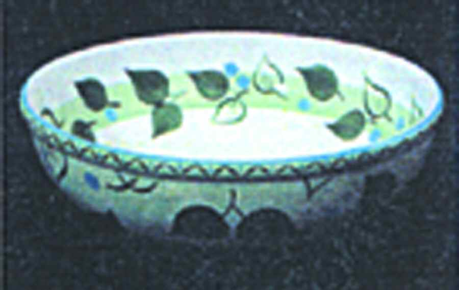 White Point Garden 14" Large Salad Serving Bowl by Presenttense-1