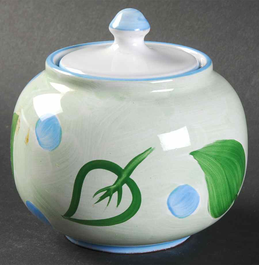 White Point Garden Sugar Bowl & Lid by Presenttense-1