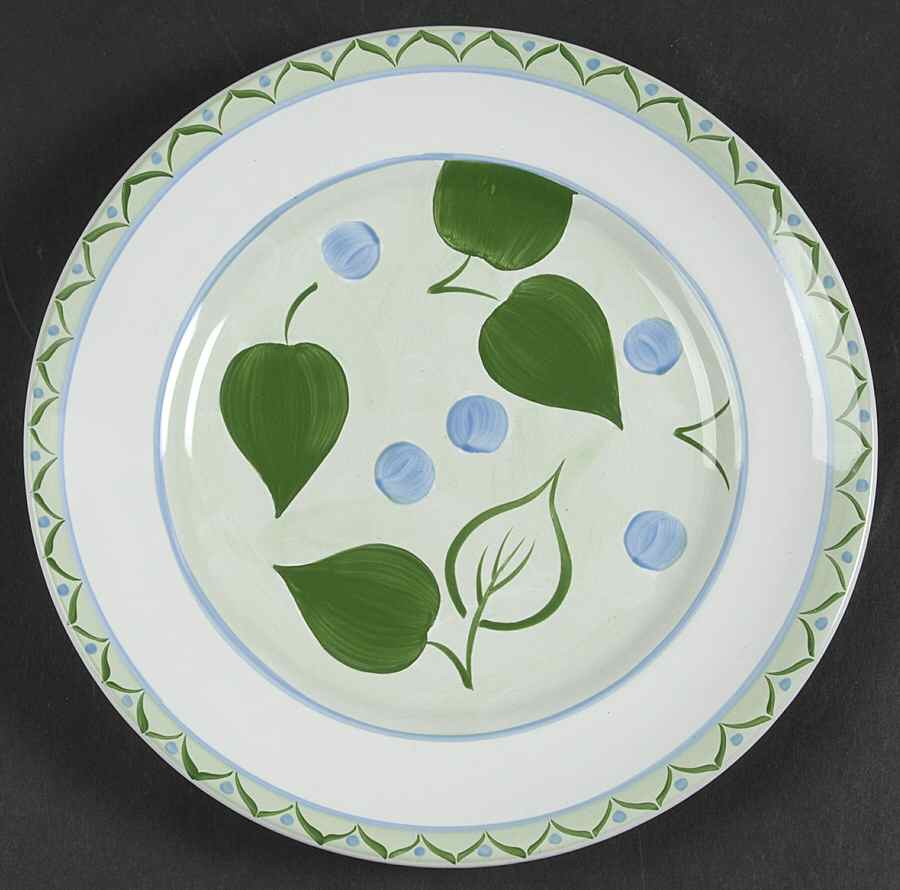 White Point Garden Leaf Salad Plate by Presenttense-1