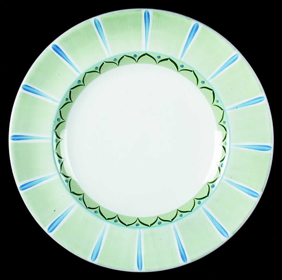 White Point Garden Stripe Dinner Plate by Presenttense-1
