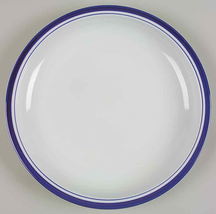 Club Blue 12" Chop Plate (Round Platter) by Pottery Barn China-1