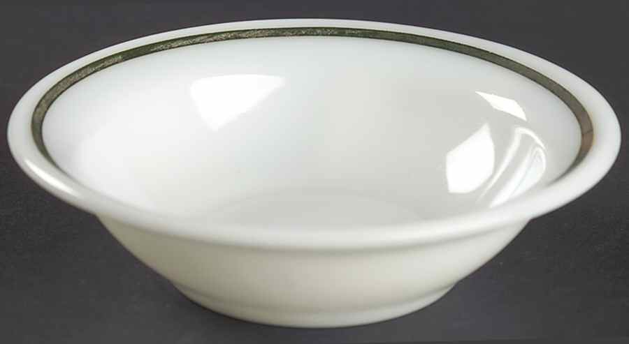 Emerald Band Rim Fruit/Dessert (Sauce) Bowl by Pyrex-1