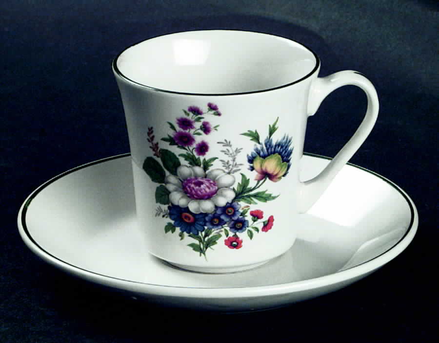 PNT8 Flat Demitasse Cup & Saucer Set by Pontesa-1