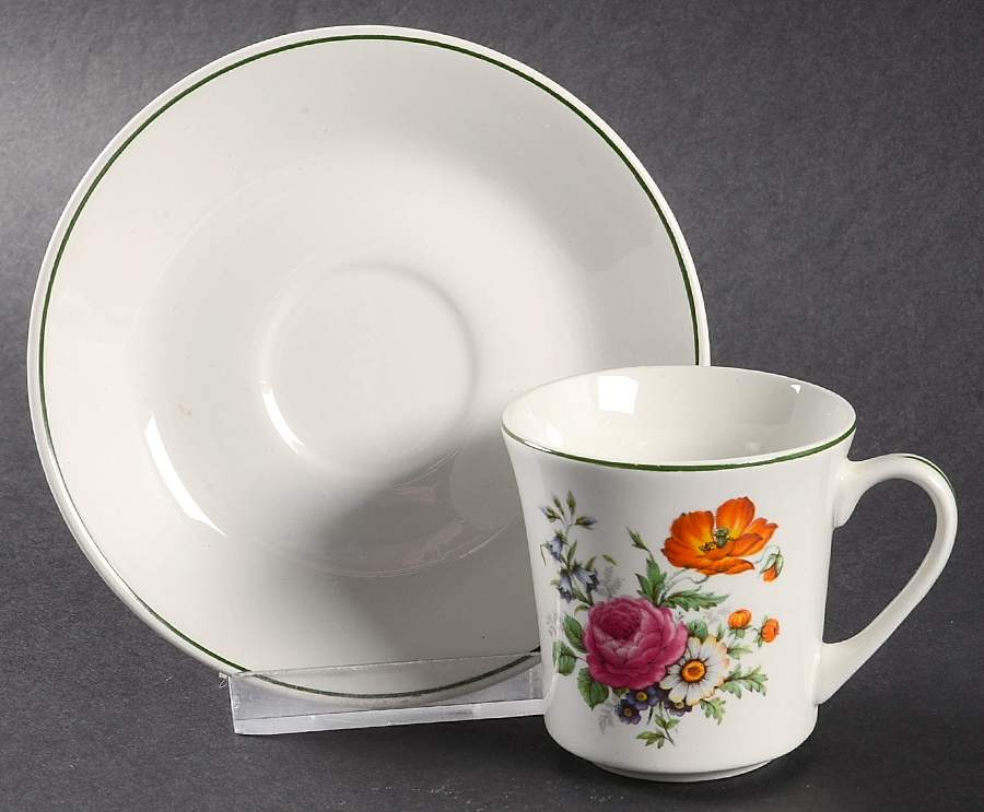 PNT8 Footed Demitasse Cup & Saucer Set by Pontesa-1