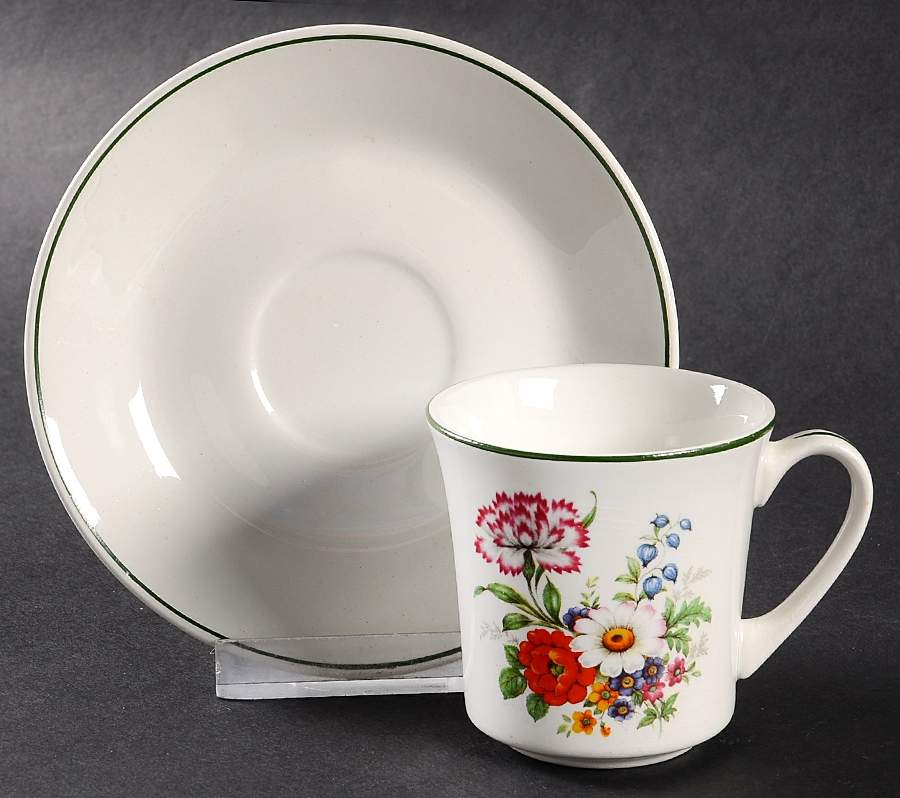 PNT8 Footed Demitasse Cup & Saucer Set by Pontesa-1