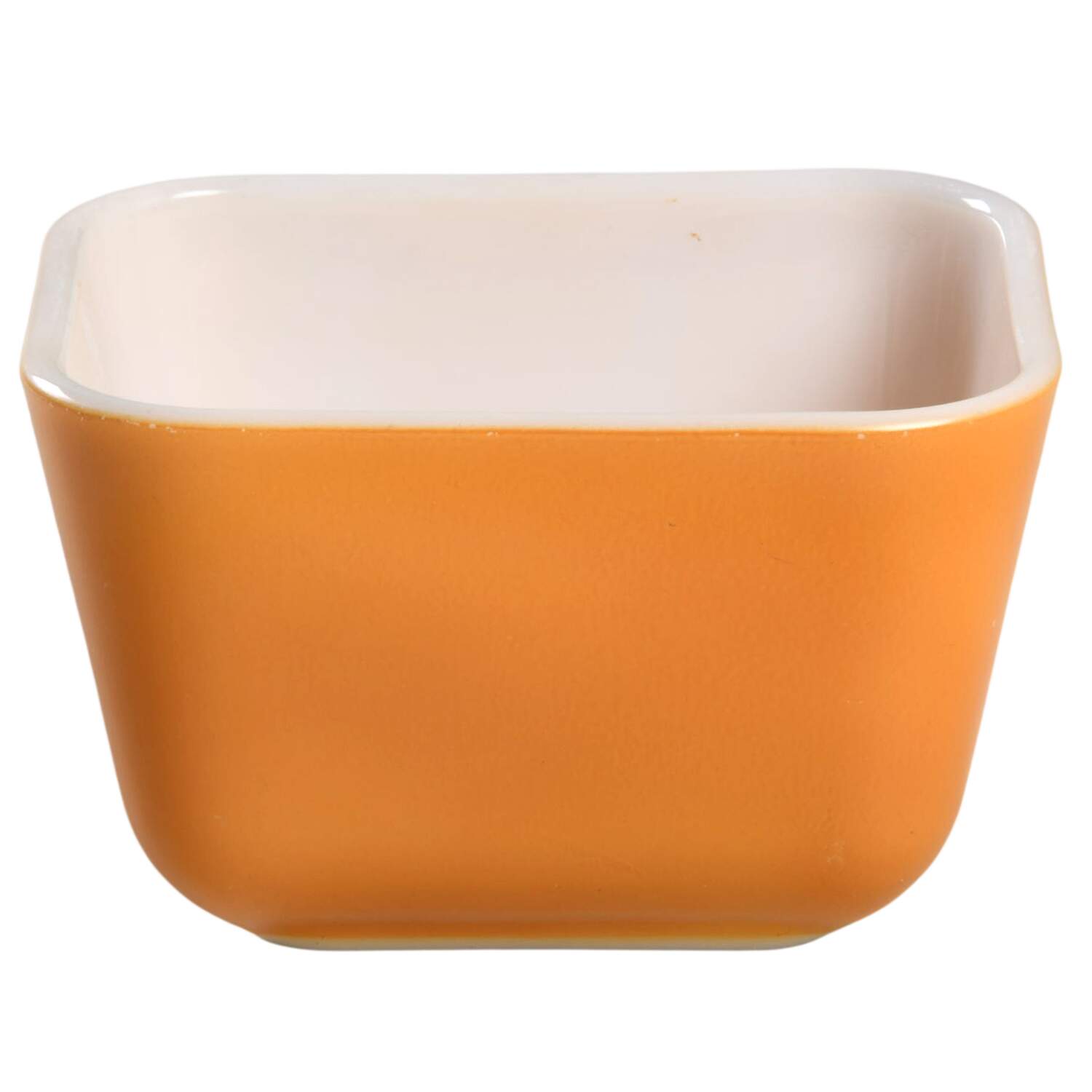 Orange Small Refrigerator Jar No Lid by Pyrex-1