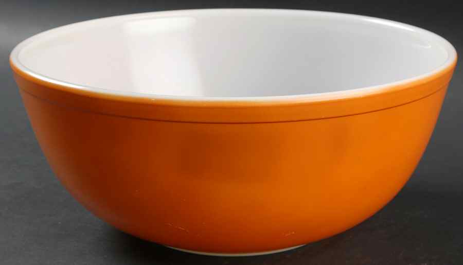 Orange 10" Mixing Bowl by Pyrex-1
