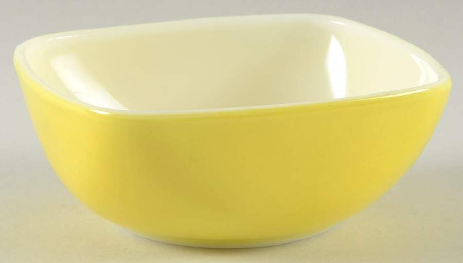 Yellow (Bright Yellow) Ramekin by Pyrex-1