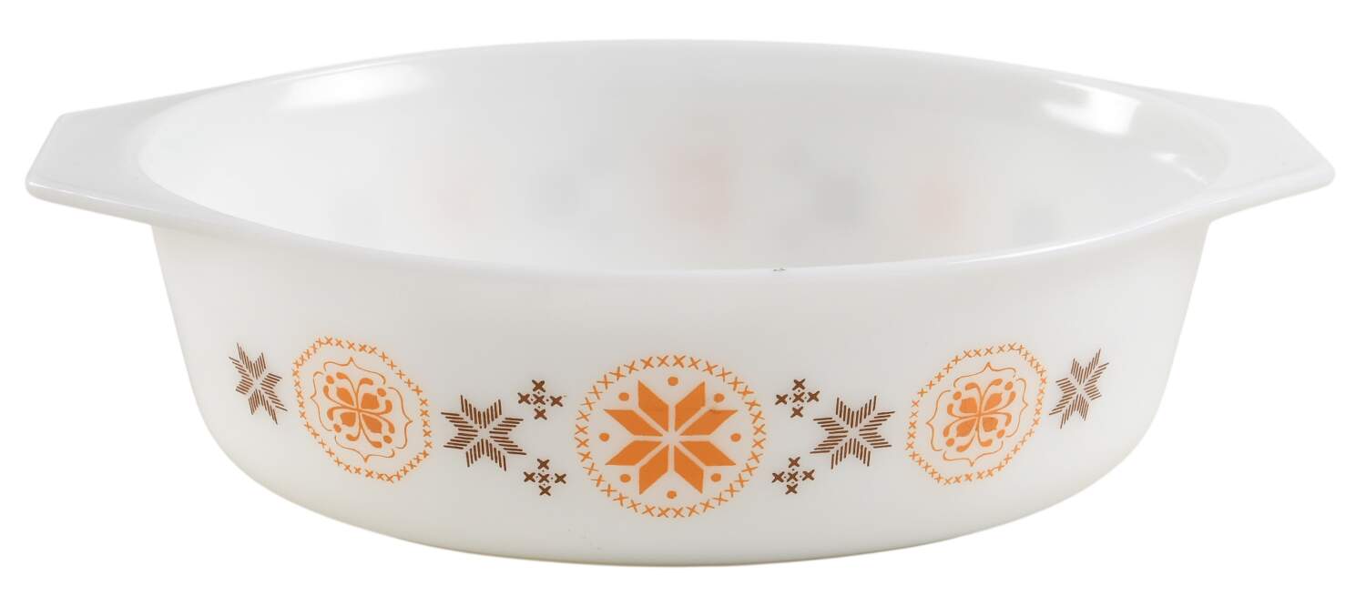 Town & Country 2.5 Quart Oval Covered Casserole No Lid by Pyrex-1