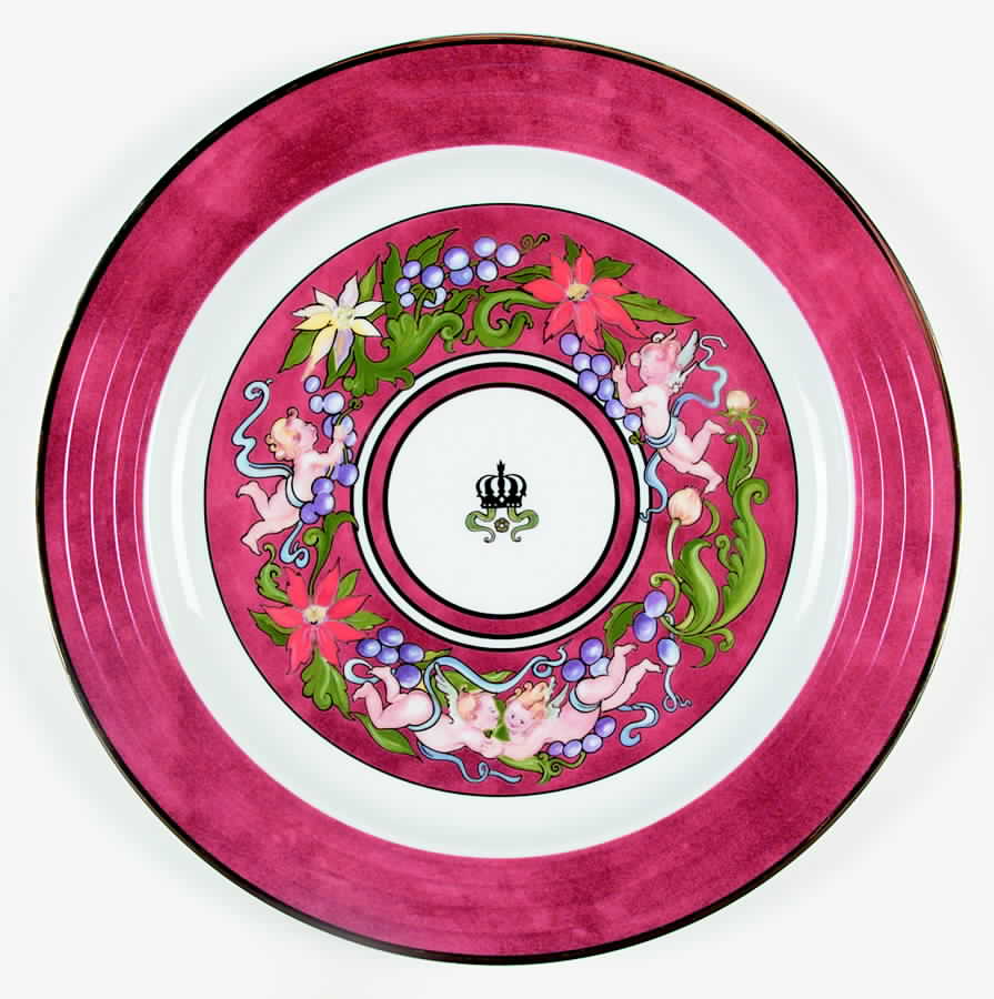Angelic Holiday 12" Chop Plate (Round Platter) by Porsgrund-1