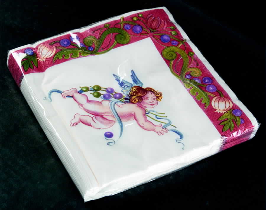 Angelic Holiday Unopened Package of Napkins by Porsgrund-1