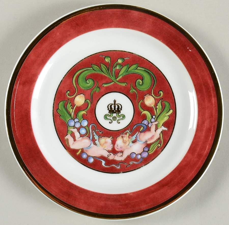 Angelic Holiday Bread & Butter Plate by Porsgrund-1