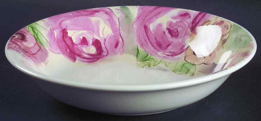 Amabel Rose 8" Individual Pasta Bowl by Portmeirion-1