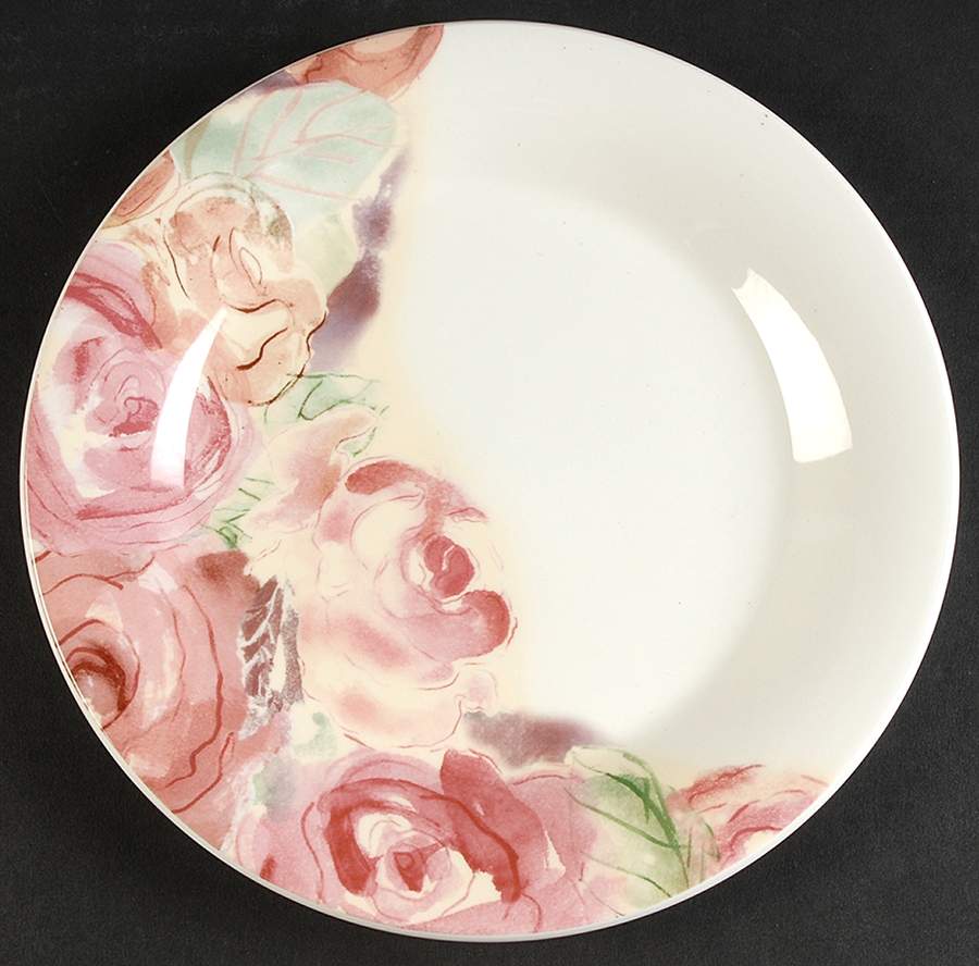 Amabel Rose Salad/Dessert Plate by Portmeirion-1