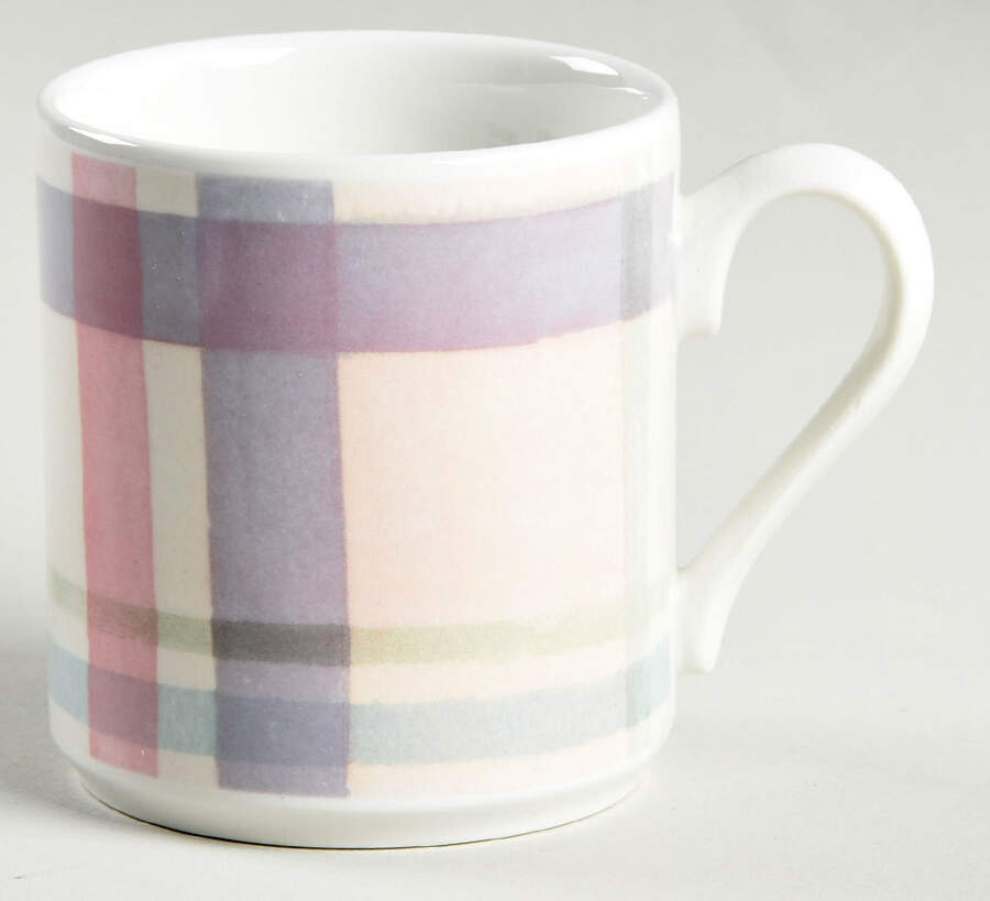 Amabel Tartan Flat Demitasse Cup by Portmeirion-1
