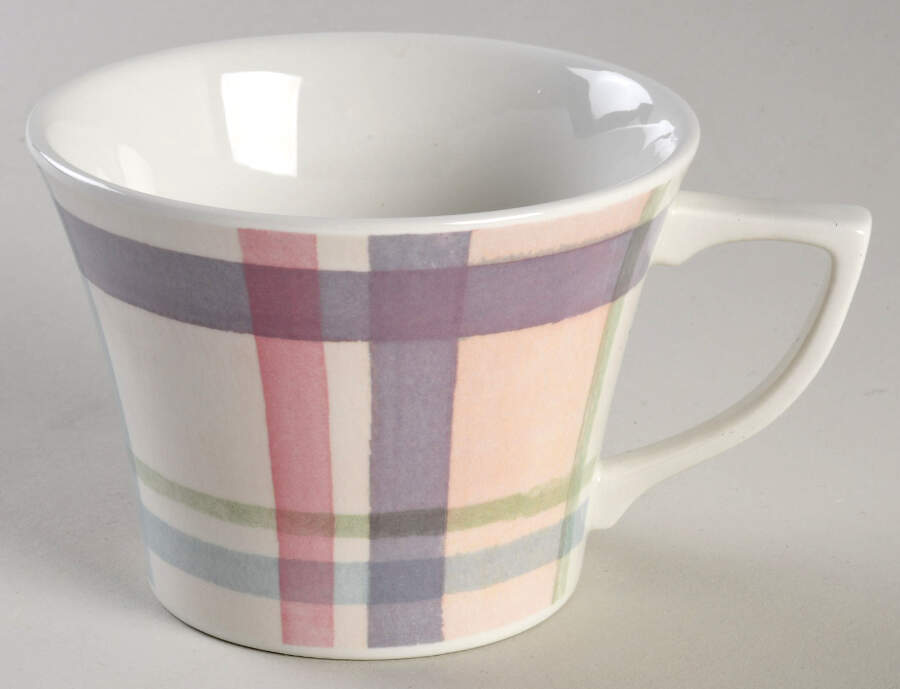 Amabel Tartan Flat Cup by Portmeirion-1