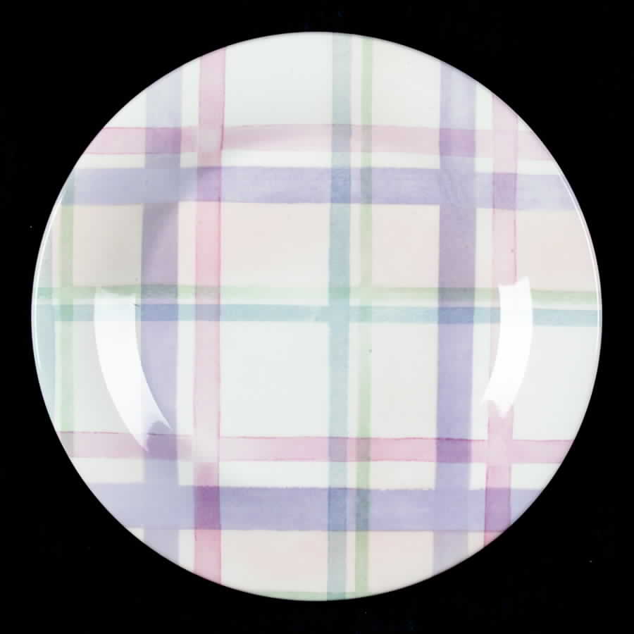 Amabel Tartan Salad/Dessert Plate by Portmeirion-1