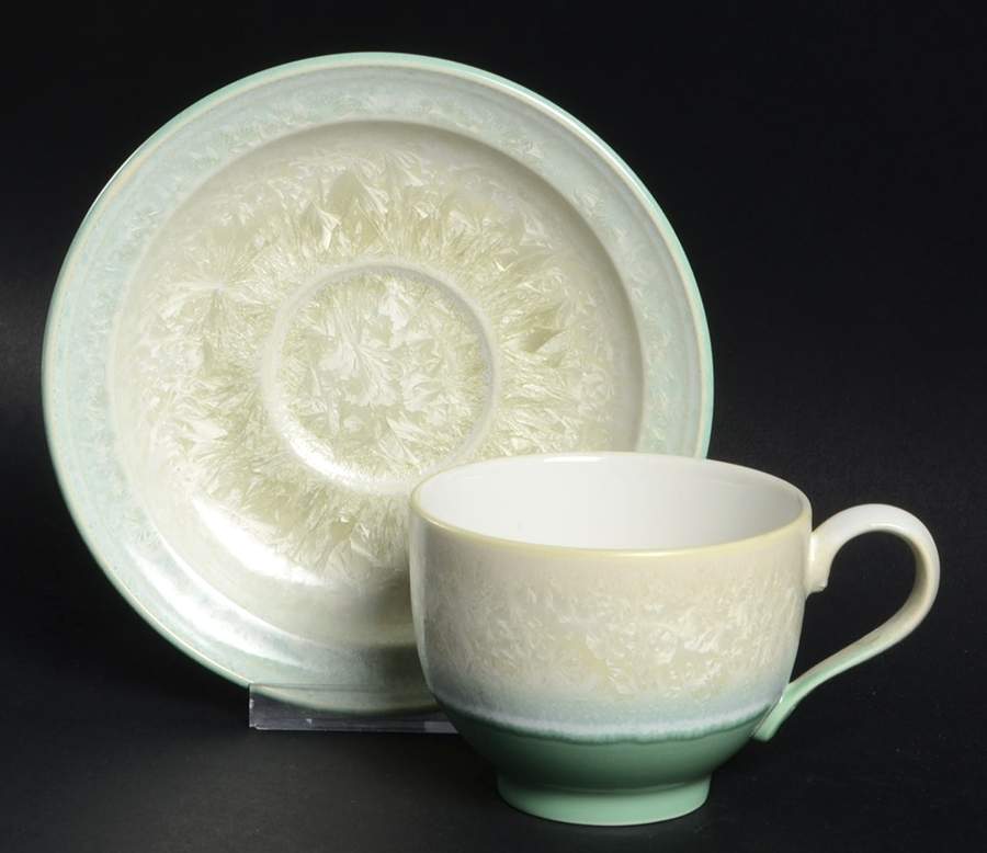 Jade Footed Cup & Saucer Set by Portmeirion-1