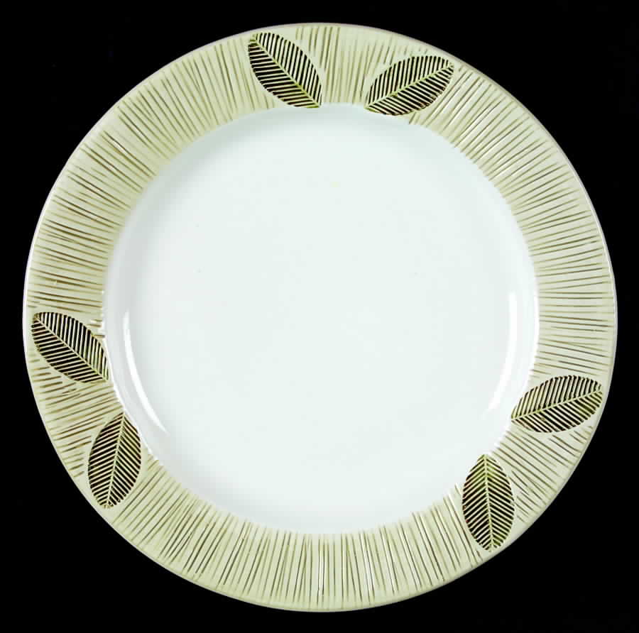 Sereno Green Khaki Dinner Plate by Presenttense-1