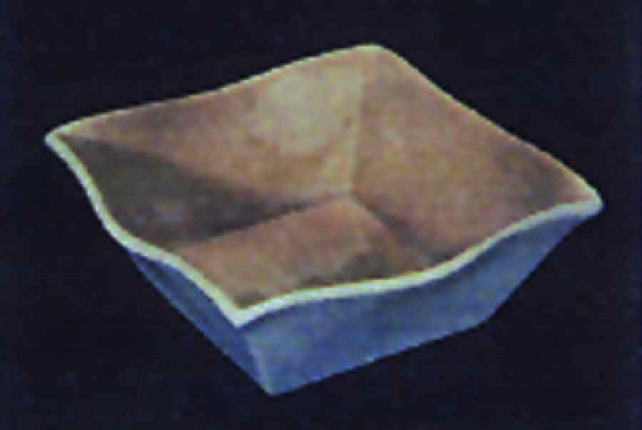 Ventosa Khaki 11" Square Vegetable Bowl by Presenttense-1