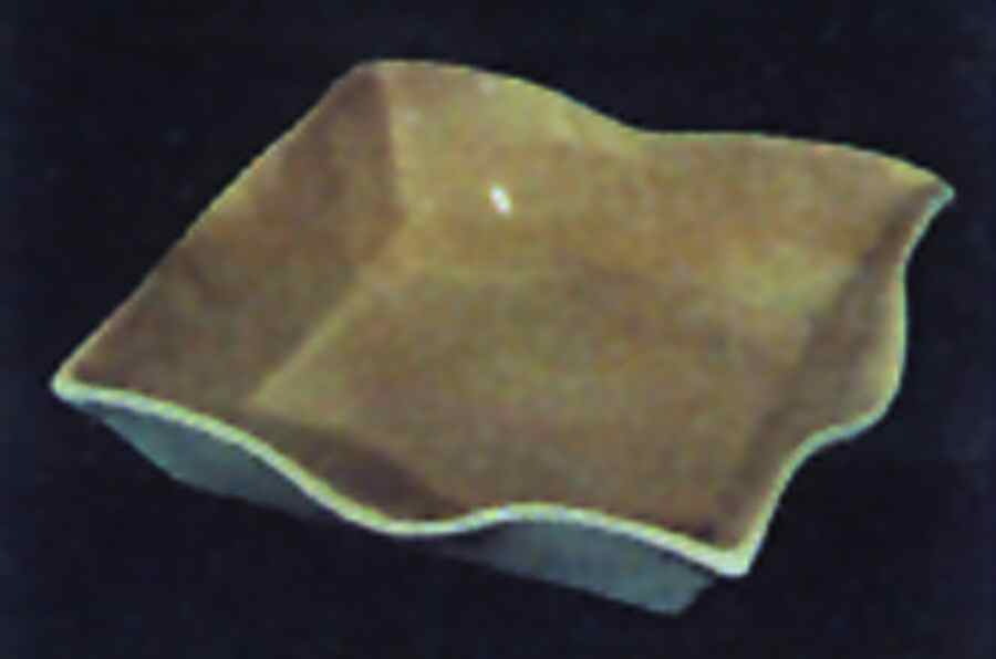 Ventosa Khaki 8" Square Vegetable Bowl by Presenttense-1