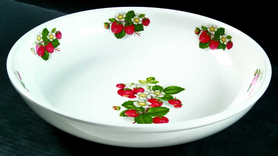 Strawberries Large Fruit Bowl by Portmeirion-1